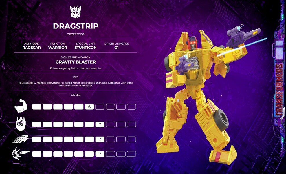 Transformers Legacy Official Dragstrip QR Code Image (4 of 9)